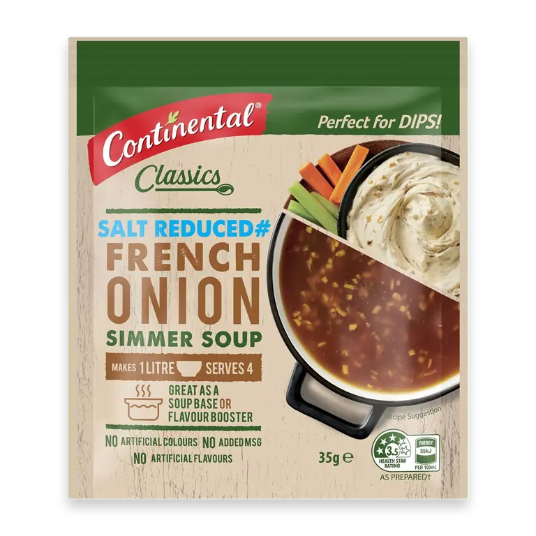 Classics Simmer Soup French Onion Salt Reduced