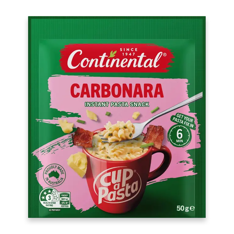 Cup A Pasta Carbonara