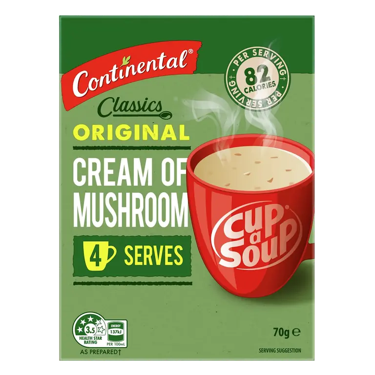 Cup A Soup Classic Cream Of Mushroom