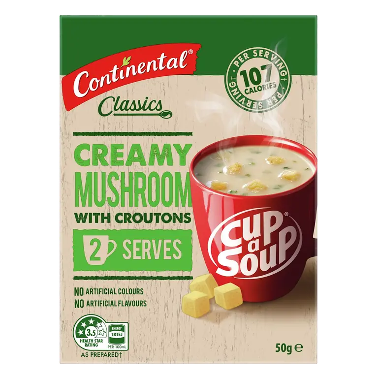 Cup A Soup Creamy Mushroom With Croutons