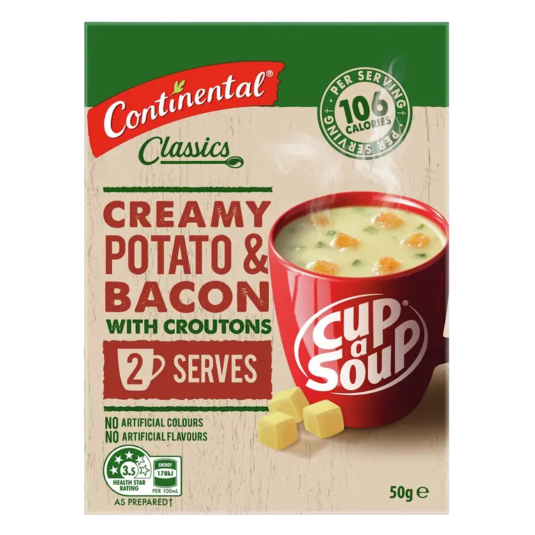 Cup A Soup Creamy Potato & Bacon With Croutons