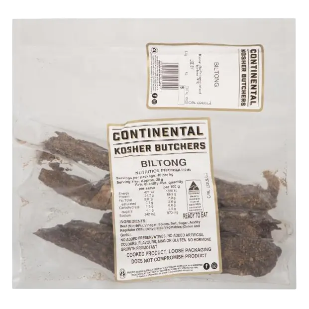 Beef Biltong Air Dried