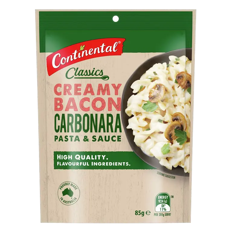Pasta & Sauce Creamy Bacon Carbonara