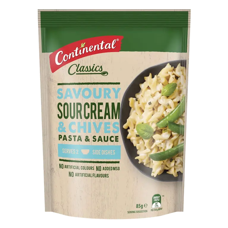 Pasta & Sauce Sour Cream & Chives