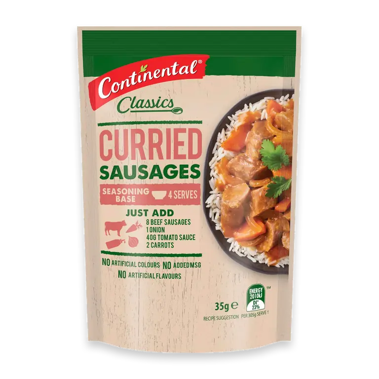 Recipe Base Curried Sausages