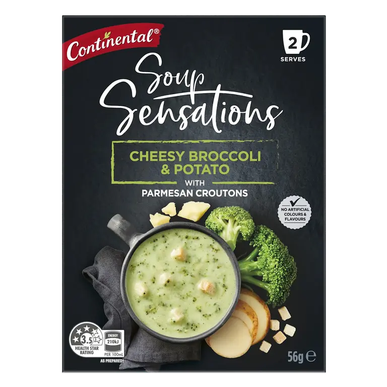 Sensations Soup Cheesy Broccoli & Potato