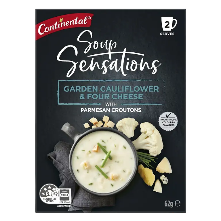 Sensations Soup Golden Cauliflour & Four Cheese