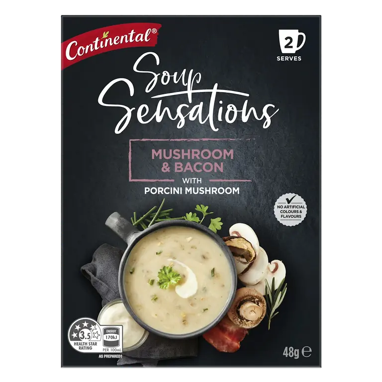 Sensations Soup Porcini Mushroom & Bacon