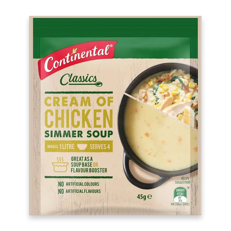 Simmer Soup Cream Of Chicken