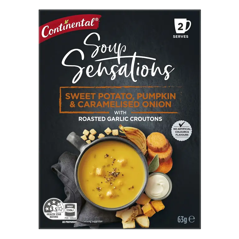 Soup Sensations Sweet Potato Pumpkin & Onion Soup