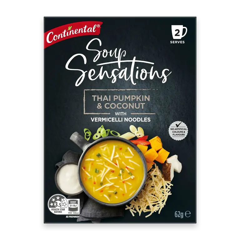 Soup Sensations Thai Pumpkin & Coconut Serves 2