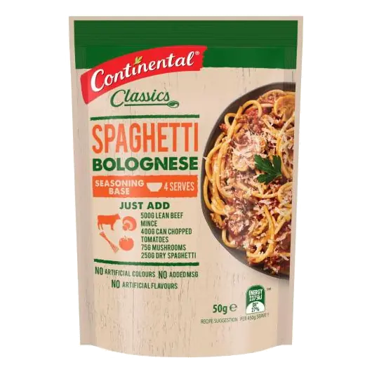 Spaghetti Bolognaise Recipe Base Serves 4