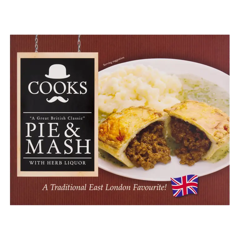 Cooks Pie & Mash with Herb Liquor 450g