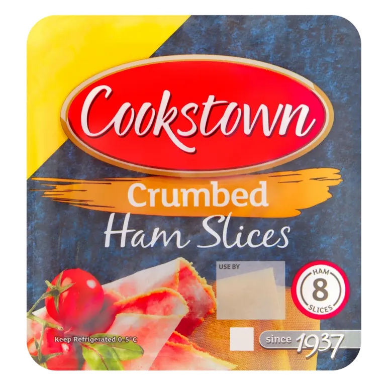 Cookstown Crumbed 8 Ham Slices 90g