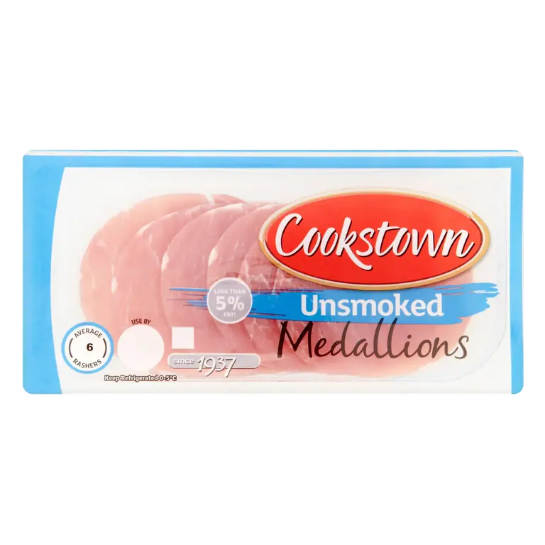 Cookstown Unsmoked Medallions 140g