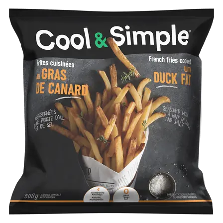 Frozen French Fries Cooked With Duck Fat 500 g