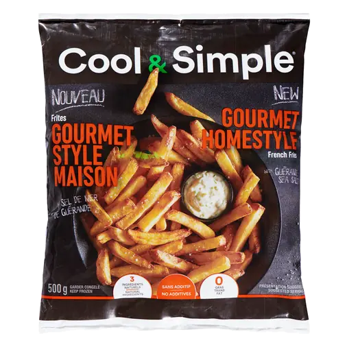Frozen French Fries Gourmet Homestyle 500 g