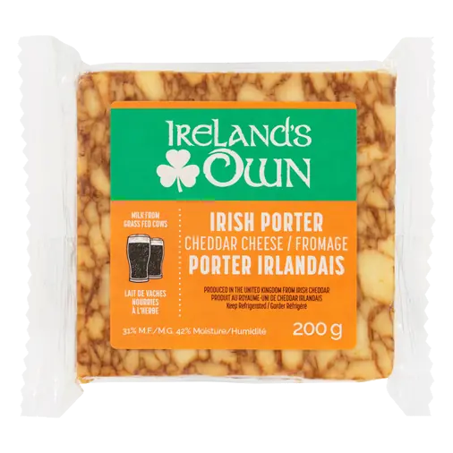 Coombe Castle Irish's Own Cheddar Cheese Irish Porter 200 g