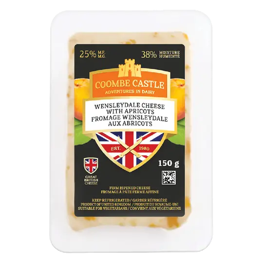 Coombe Castle WensleyDale Cheese with Apricots 150 g