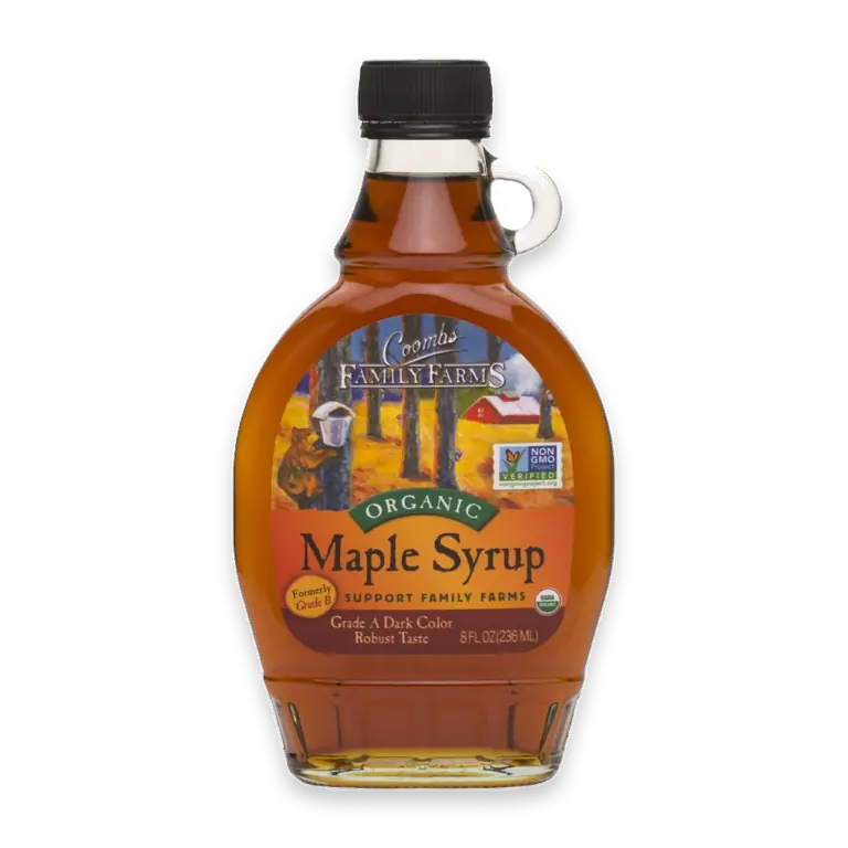 Grade A Dark Robust Organic Maple Syrup