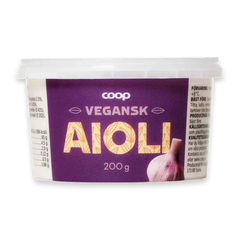 Aioli vegansk