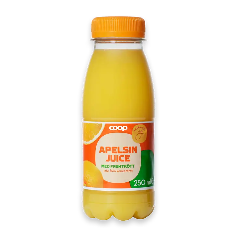 Apelsinjuice med fruktkött