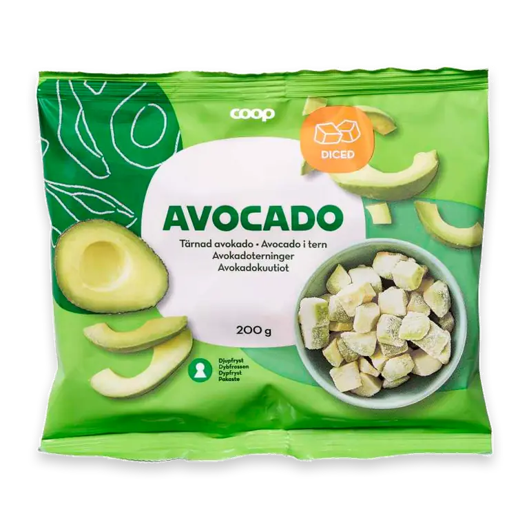 Avokado tärnad