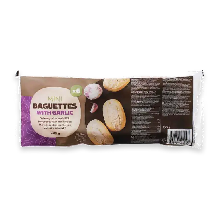 Baguetter Mini Vitlök 6-pack
