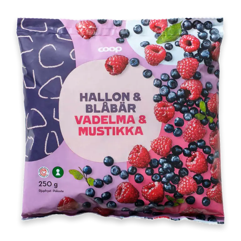 Bärmix Hallon & blåbär