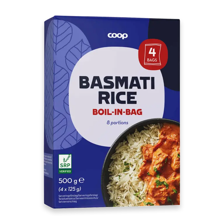 Basmatiris Boil in bag
