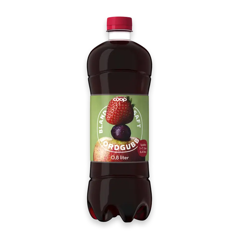 Blandsaft Jordgubb