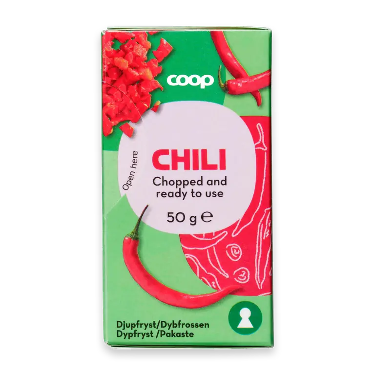 Chili hackad