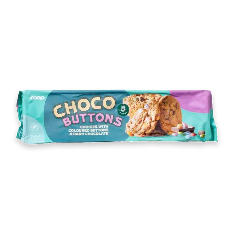Cookies Mörka Chokladlinser 8-pack