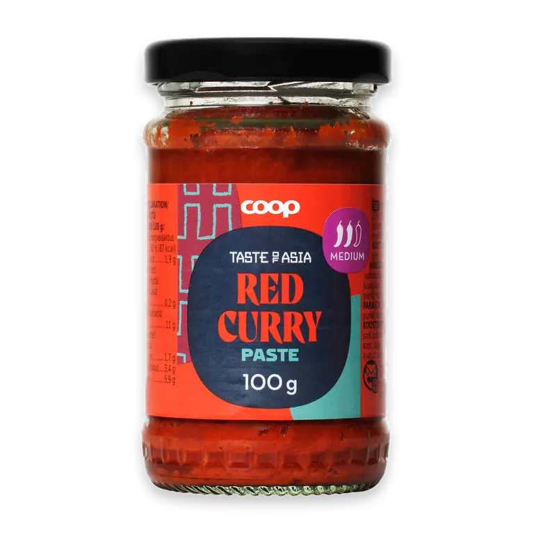 Currypasta röd medium