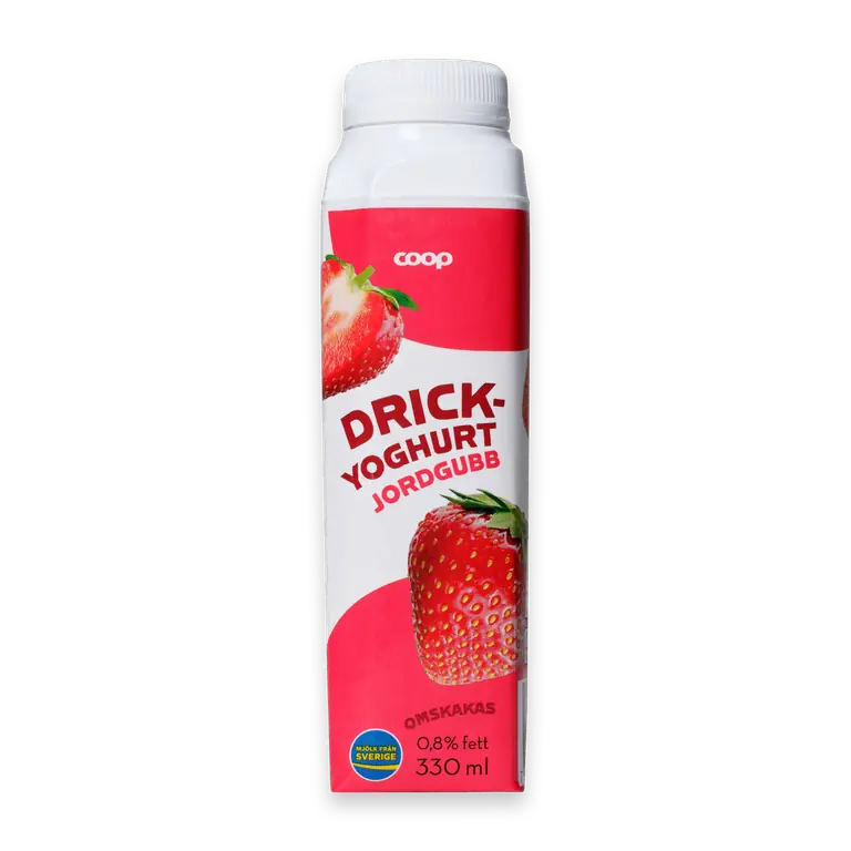 Drickyoghurt Jordgubb 0,8%