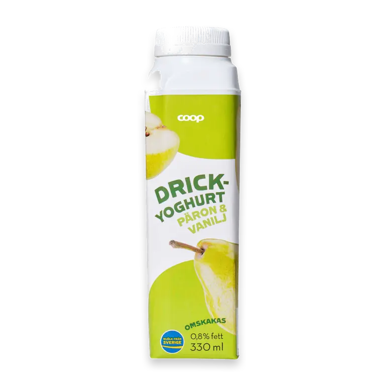 Drickyoghurt Päron & vanilj 0,8%