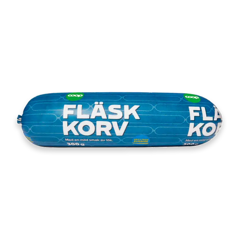 Fläskkorv Kokt