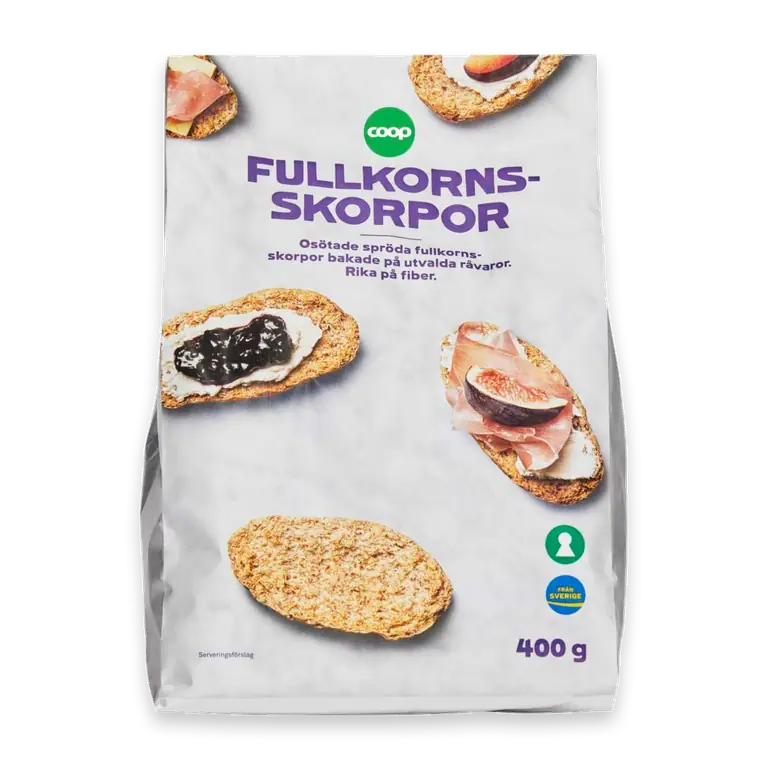 Fullkornsskorpor