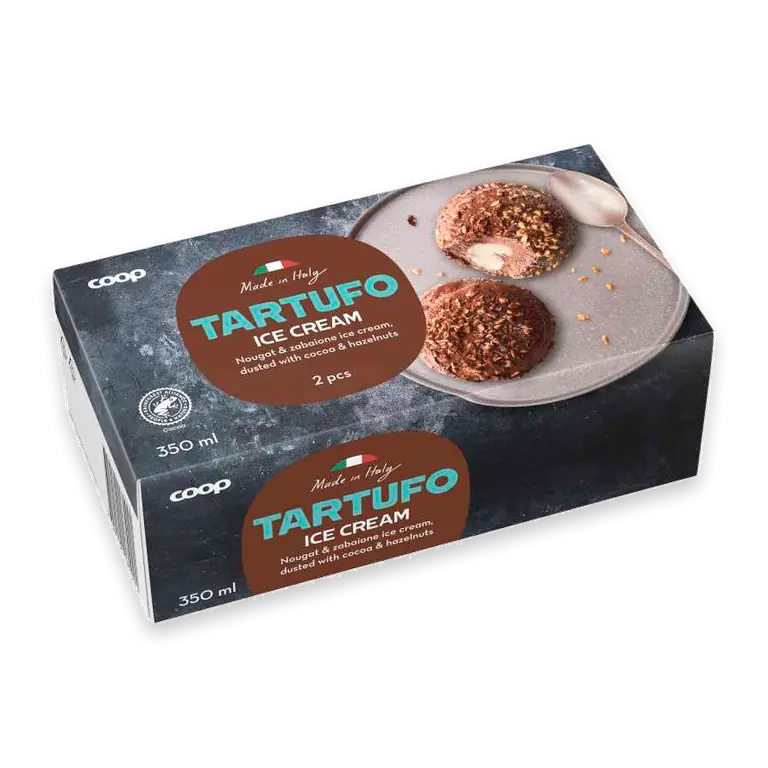 Glassdessert Tartufo