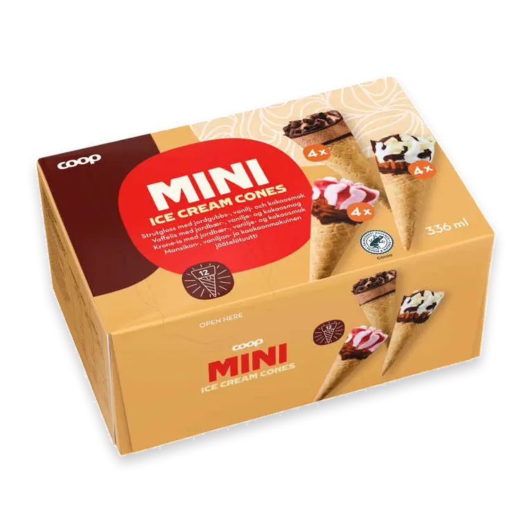 Glasstrutar Mini 12-pack
