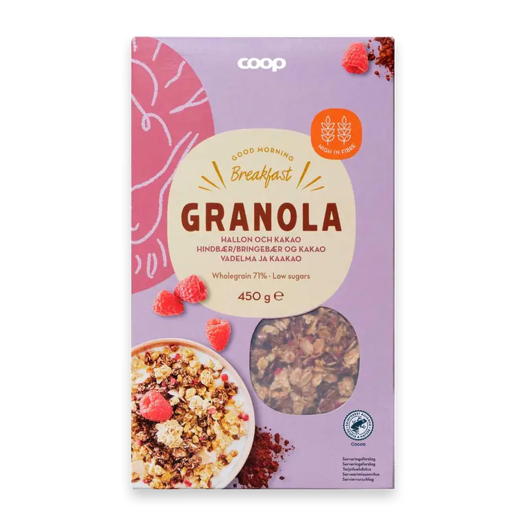 Granola Hallon & Kakao