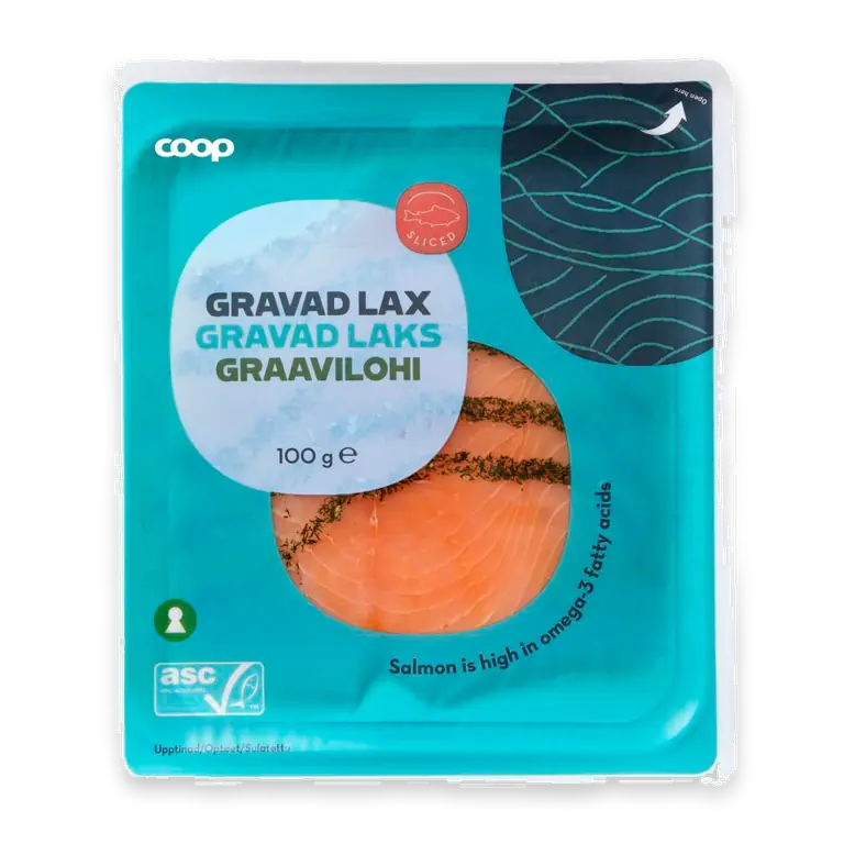 Gravad Lax Skivad