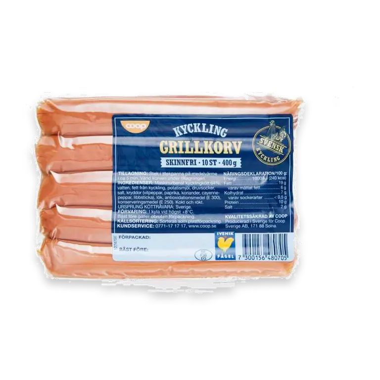 Grillkorv Kyckling