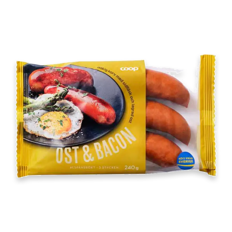 Grillkorv Ost & bacon