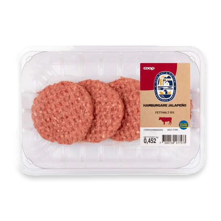 Hamburgare Jalapeno