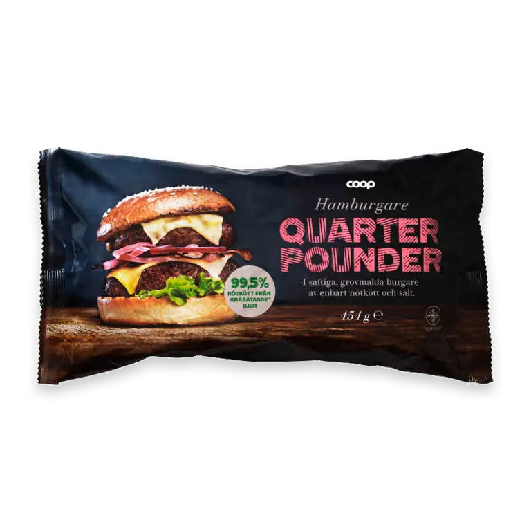 Hamburgare Quarter Pounder 4-pack