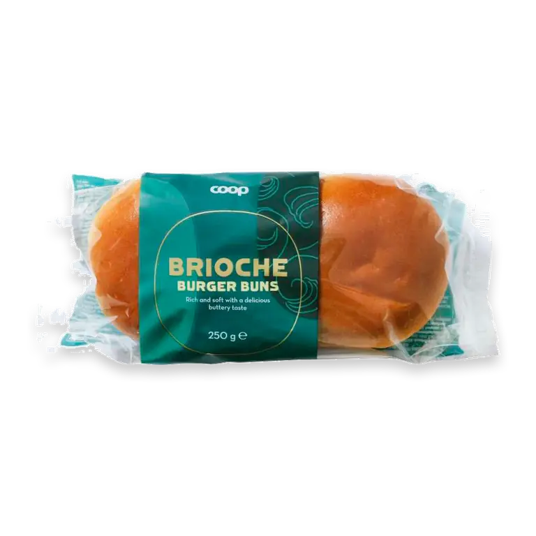 Hamburgerbröd Brioche 4-pack