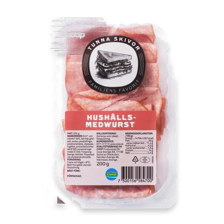 Hushållsmedwurst