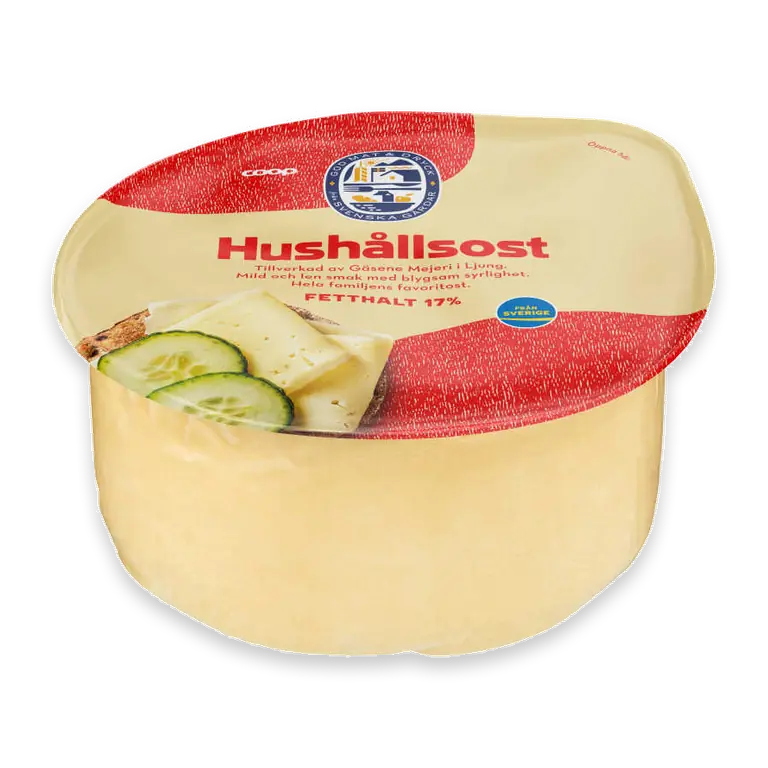Hushållsost 17%