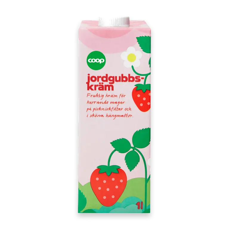 Jordgubbskräm